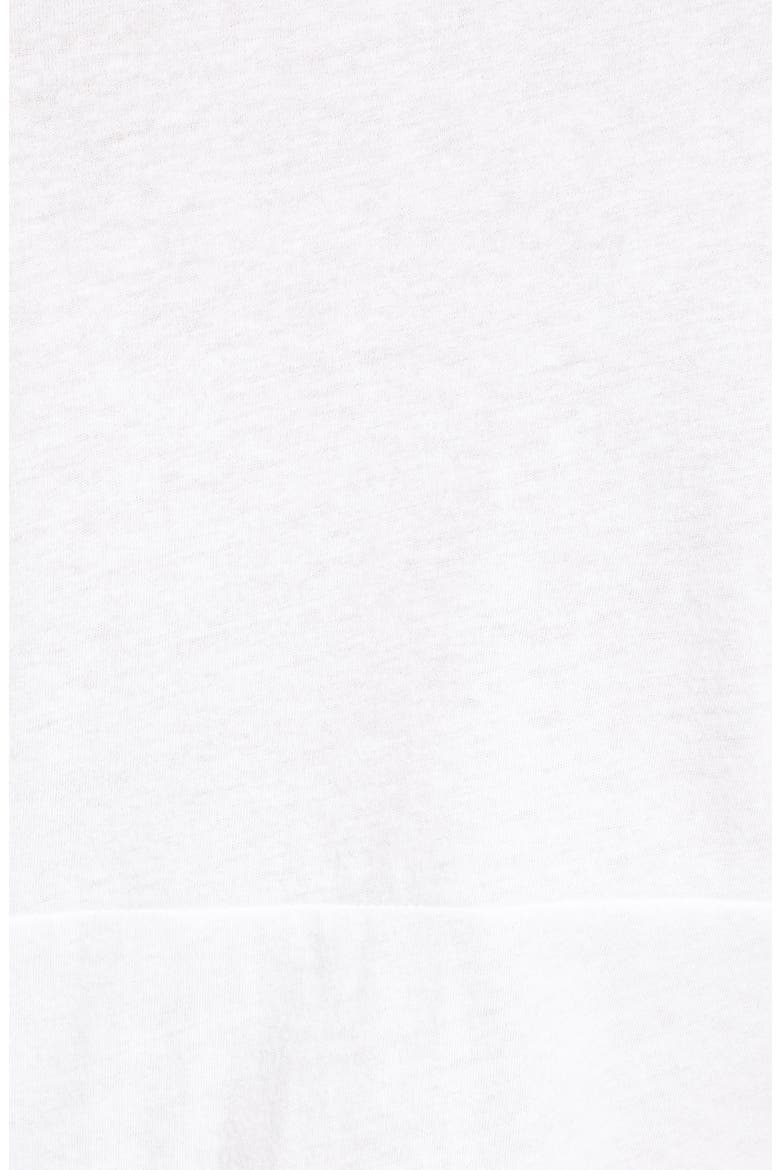 Tie Front Tee, Alternate, color, WHITE