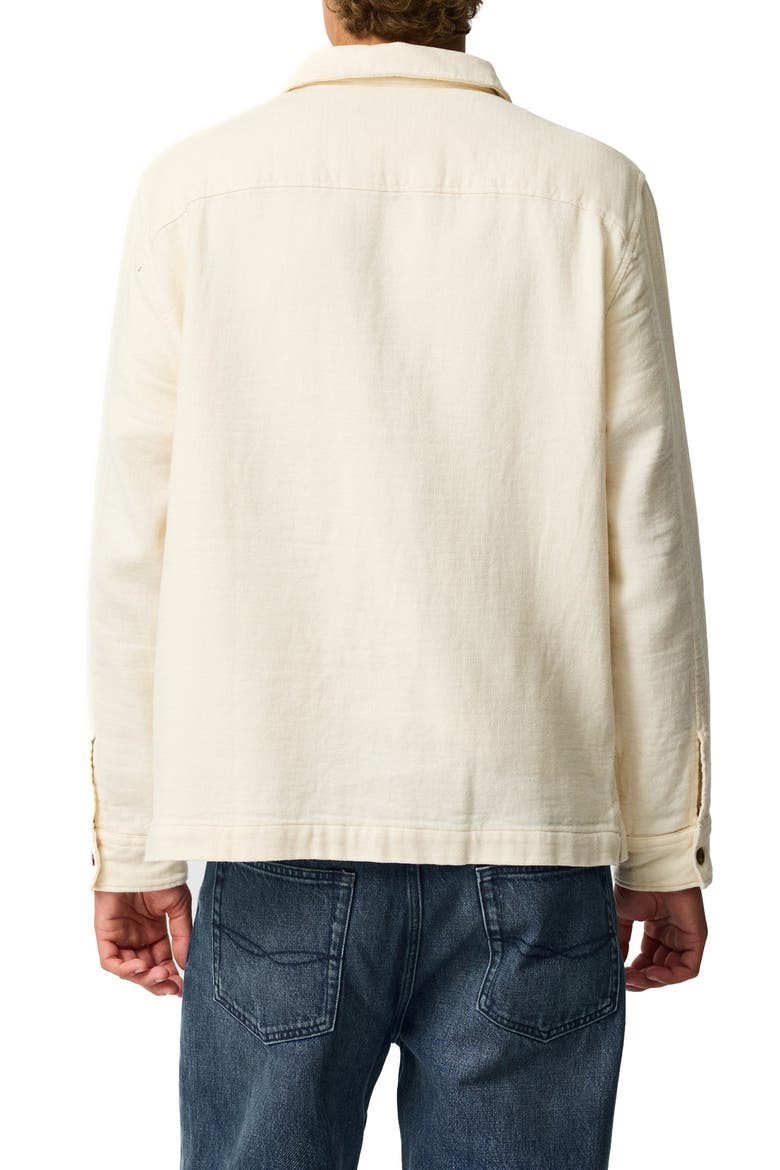 Newland Pass Cotton Overshirt, Alternate, color, NATURAL