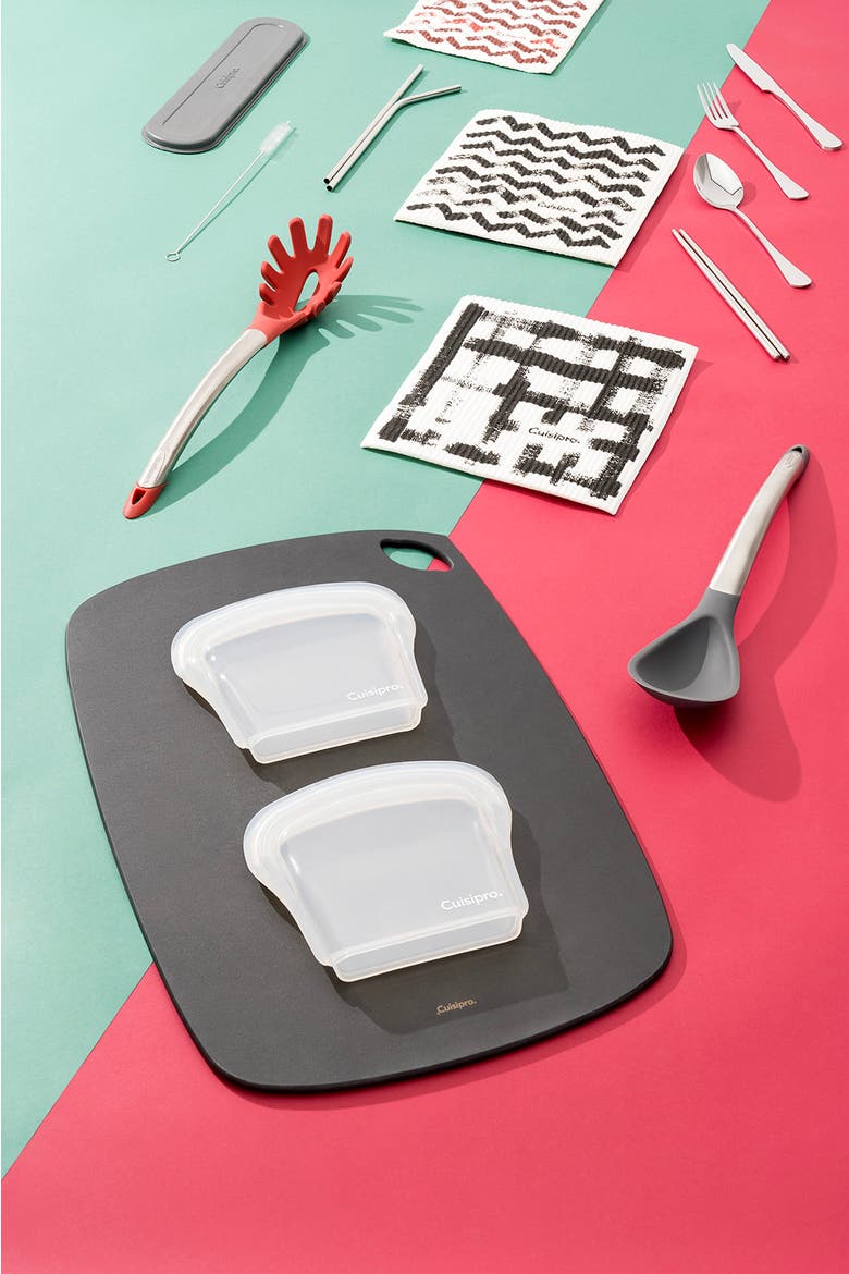 Silicone Spaghetti Server, Alternate, color, Red
