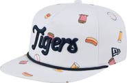 New Era Men's New Era White Detroit Tigers Team Cheer Rope 19TWENTY Adjustable Hat