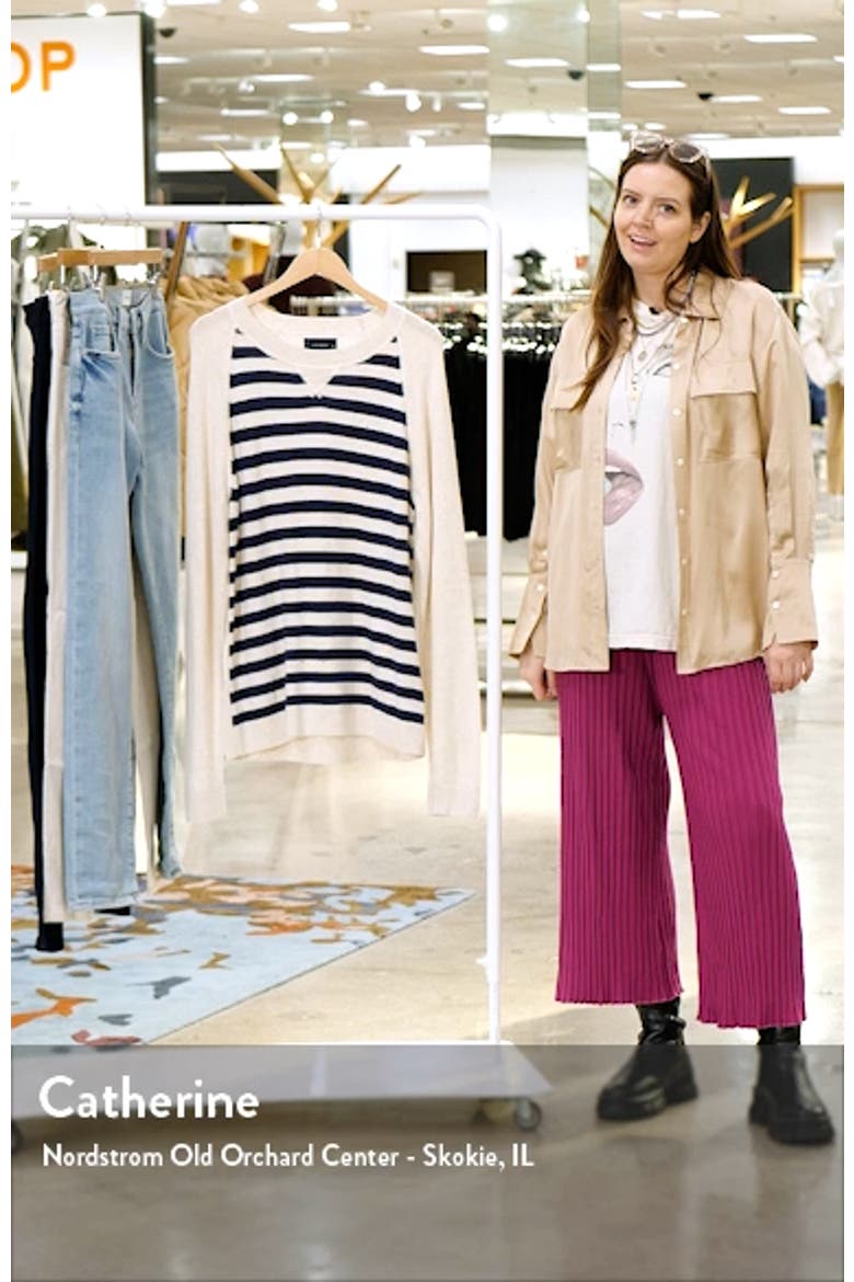 Cloud Soft Stripe Raglan Sweater video
