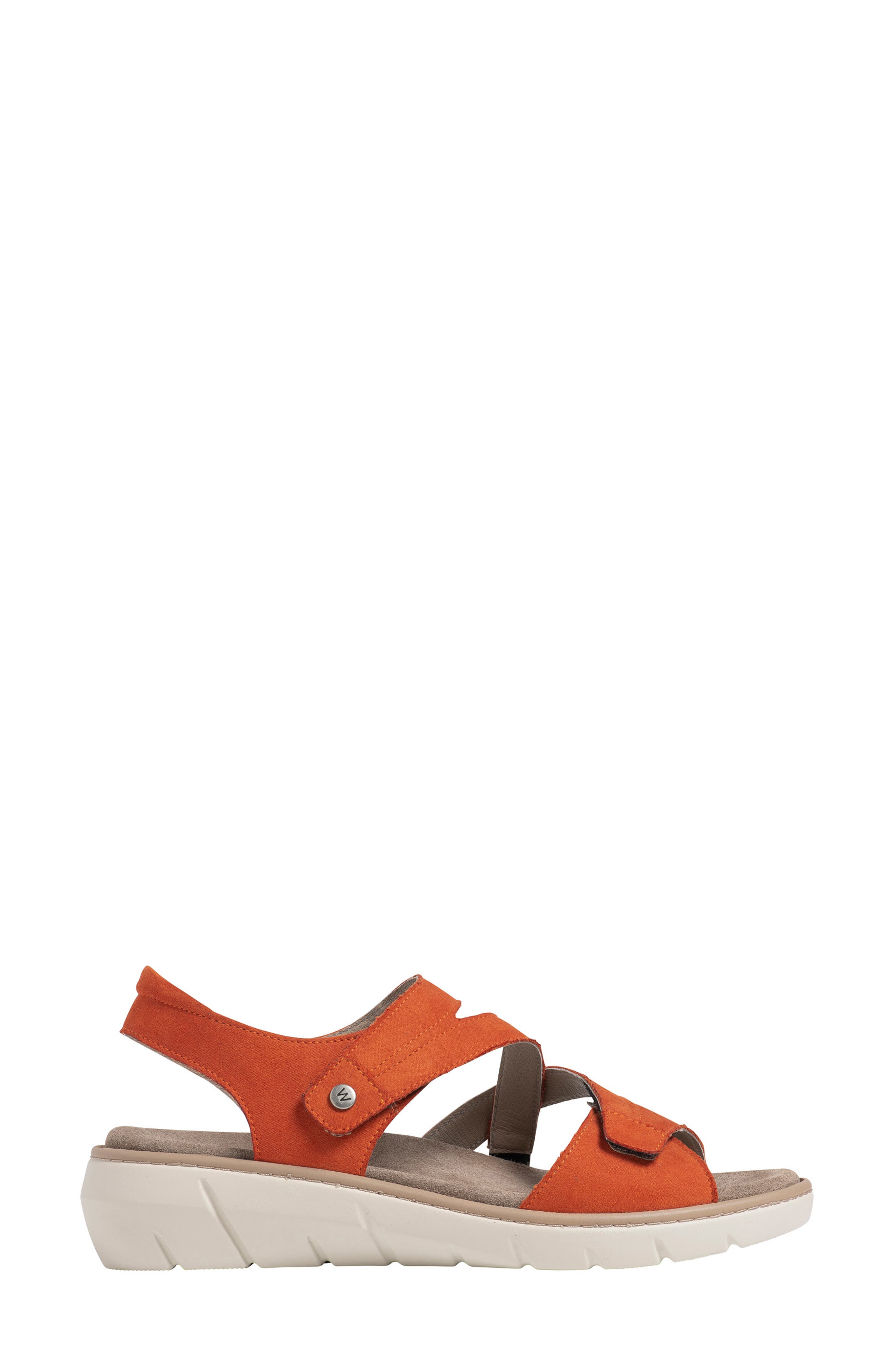 Wolky Ikaria Slingback Platform Wedge Sandal, Alternate, color, Brick