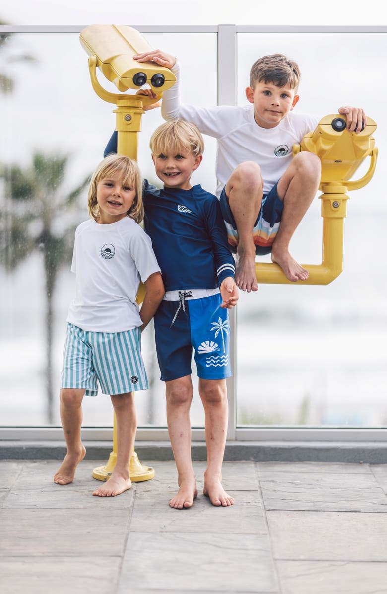 Feather 4 Arrow Kids' Indo Board Shorts, Alternate, color, 