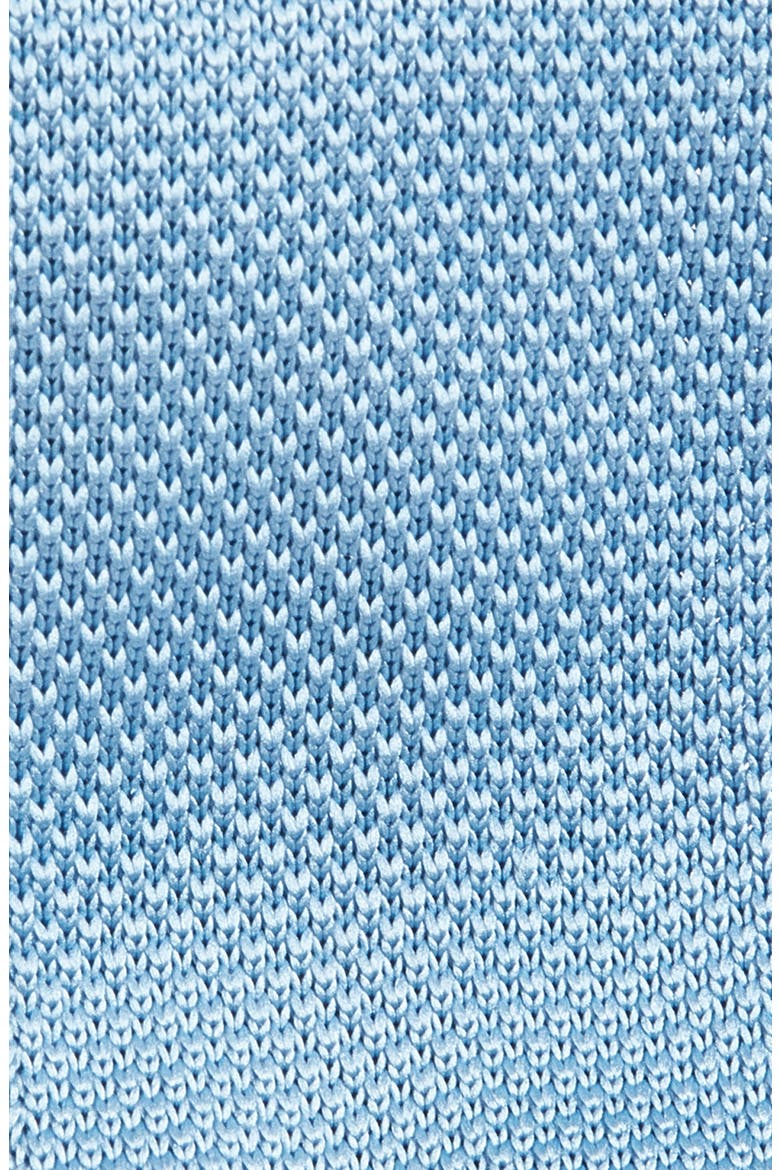 Light Blue Knit Silk Tie, Alternate, color, LIGHT BLUE