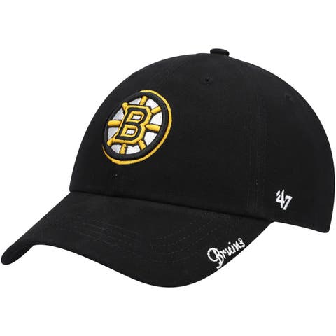 Women's '47 Black Boston Bruins Team Miata Clean Up Adjustable Hat
