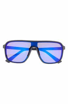 133mm Oversize Polarized Shield Sunglasses