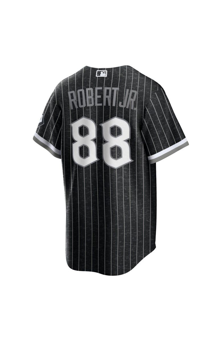 Nike Men's Nike Luis Robert Black Chicago White Sox City Connect Replica Player Jersey, Alternate, color, 