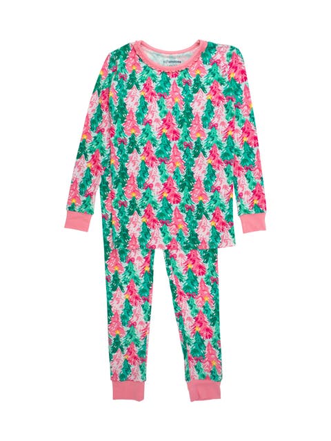 SoftSnooze Ruffle Long Sleeve Pajama Set