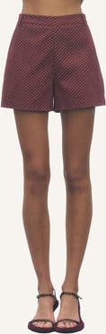 MAUDE CLUB Lori Polka Dot Shorts