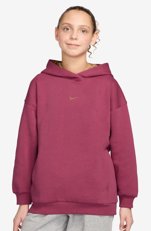 Kids' Sportswear Club Fleece Oversize Hoodie (Big Kid)