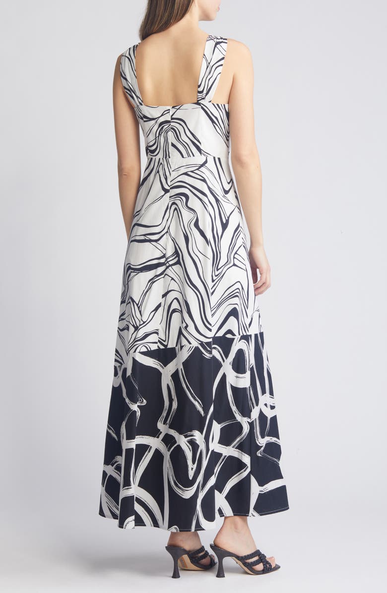 Du Paradis Asymmetric Neck A-Line Dress, Alternate, color,