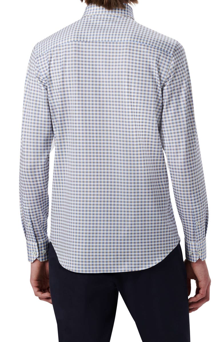 Bugatchi OoohCotton<sup>®</sup> Check Button-Up Shirt, Alternate, color, 