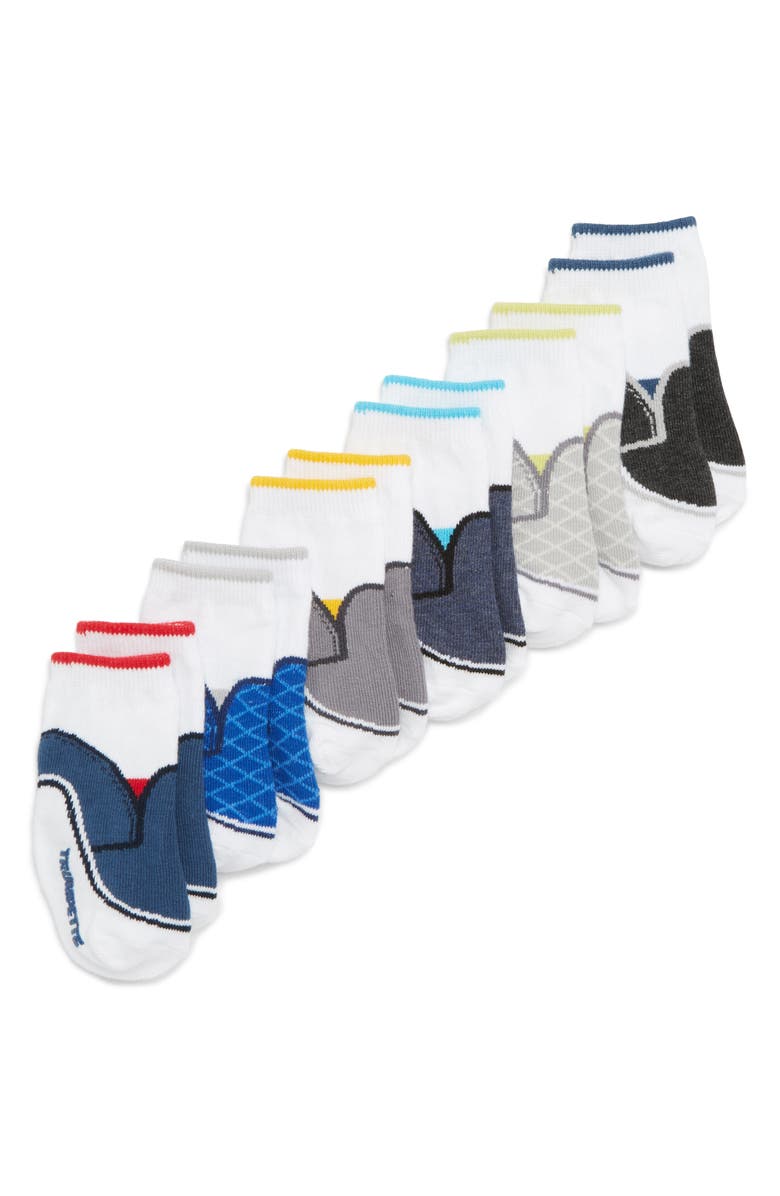 Trumpette Preston 6-Pack Socks, Alternate, color, 