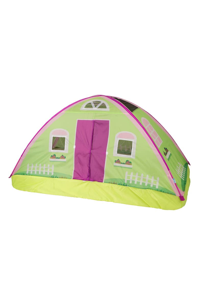 Pacific Play Tents Twin-Size Cottage Bed Tent, Main, color, Green