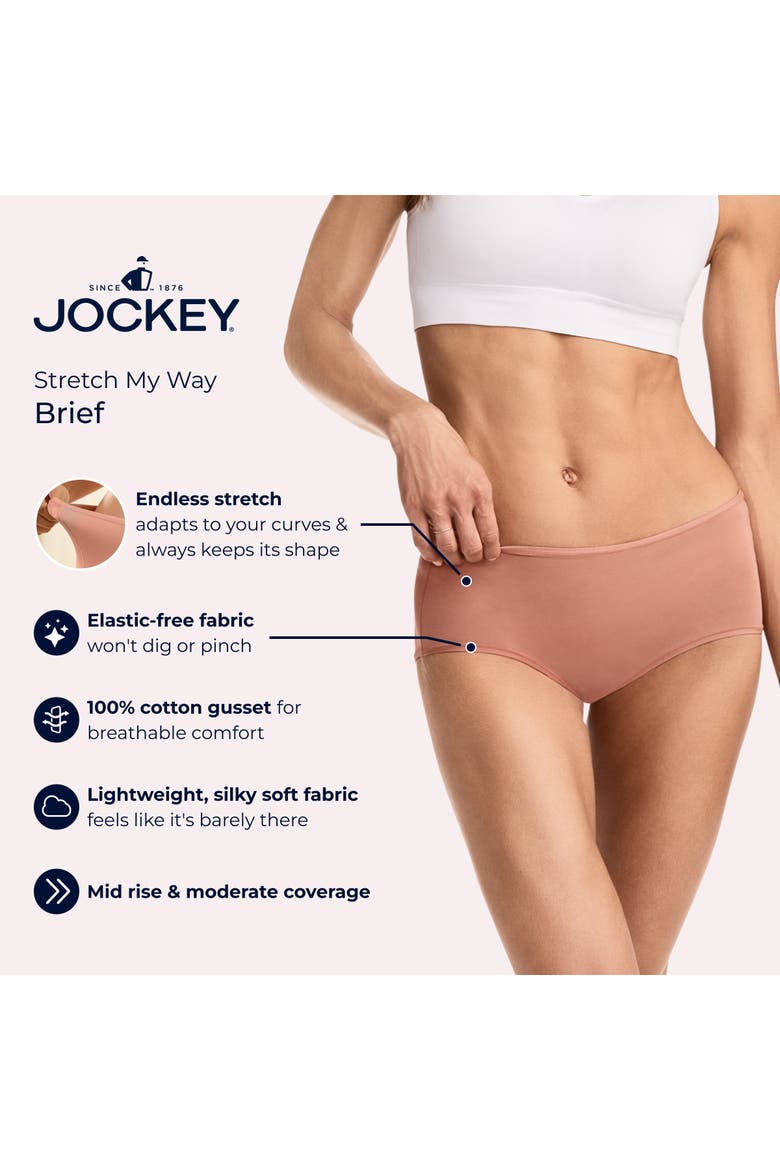 Women's Stretch My Way Brief, Alternate, color, Halloween Toss