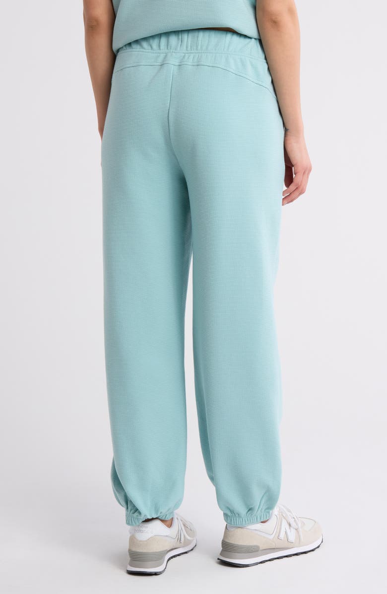 Z by Zella Unwind Ottoman Fleece Joggers, Alternate, color, Teal Aquifer
