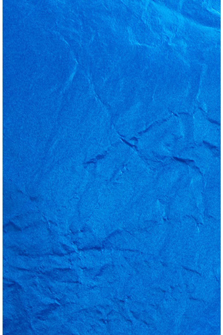 Aria Asymmetric Silk Top, Alternate, color, BLUE