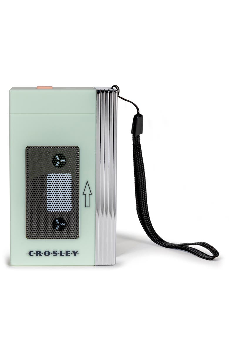 Crosley Radio Mini Retro '80s Inspired Portable Bluetooth<sup>®</sup> Speaker, Main, color, Mint