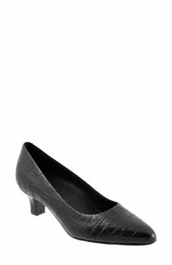 Kate Pointed Toe Kitten Heel Pump