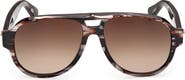 Christian Louboutin 58mm Gradient Pilot Sunglasses