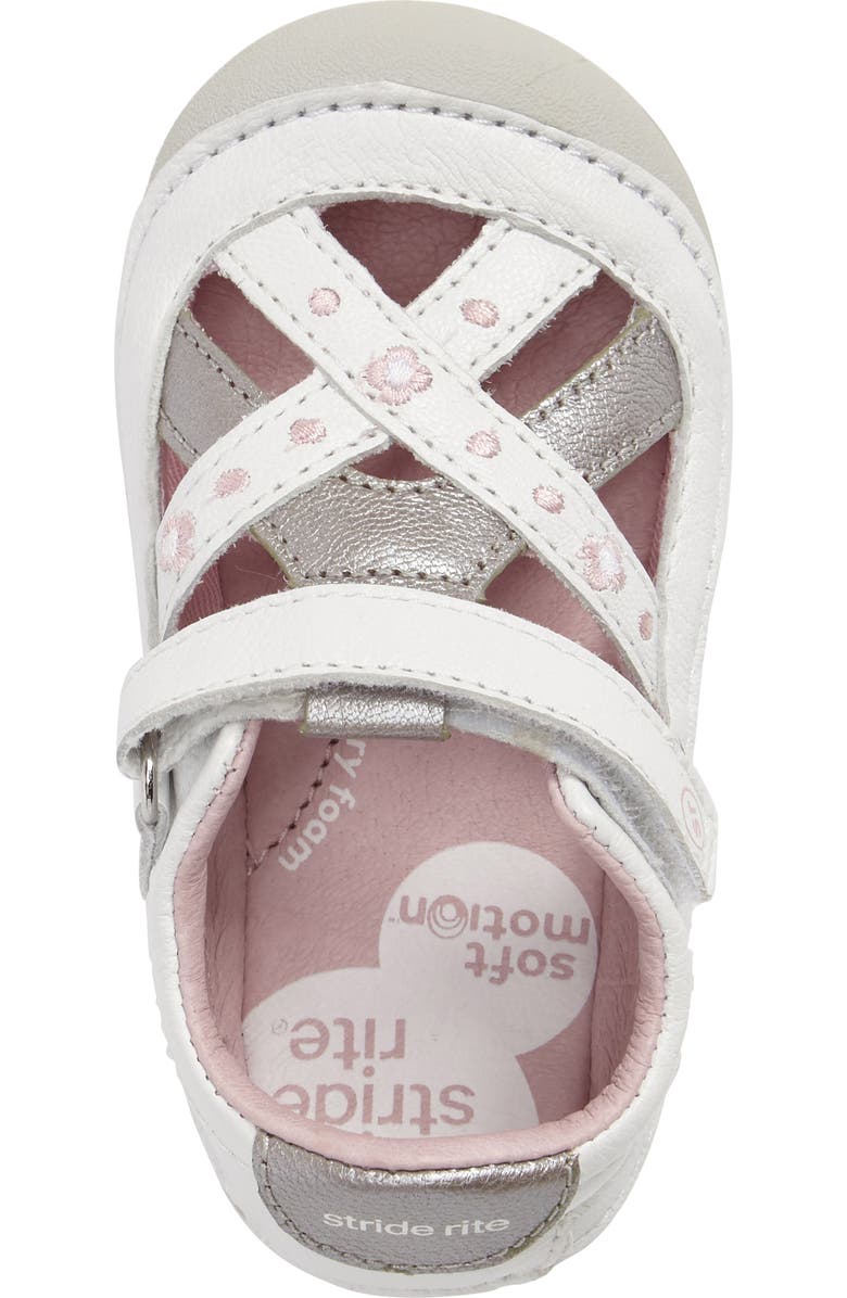 Stride Rite Kiki Embroidered Sneaker, Alternate, color,