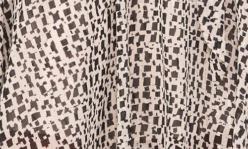 VINCE CAMUTO VINCE CAMUTO ASYMMETRIC TIE WAIST FLUTTER SLEEVE MIDI DRESS 