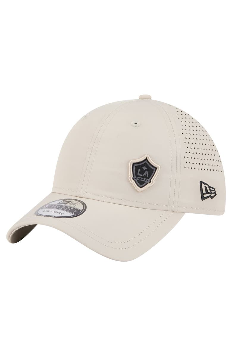 New Era Men's New Era  Tan LA Galaxy Active 9TWENTY Adjustable Hat, Main, color, Tan