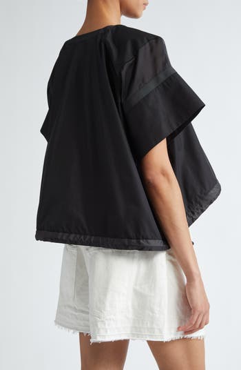 ■sacai■サカイ■Thomas Mason Paneled Mixed Media T-Shirt■ sacai x Thomas Mason Paneled Mixed Media Top | nordstrom