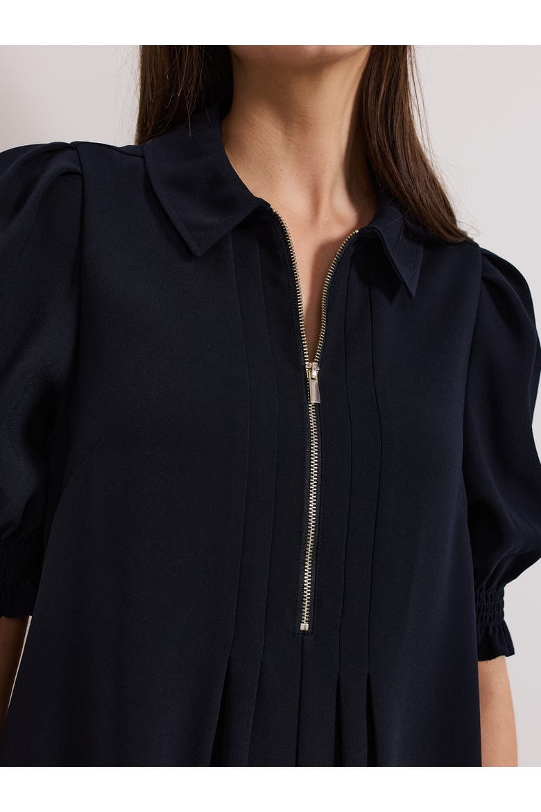 Candice Zip Dress, Alternate, color, Navy