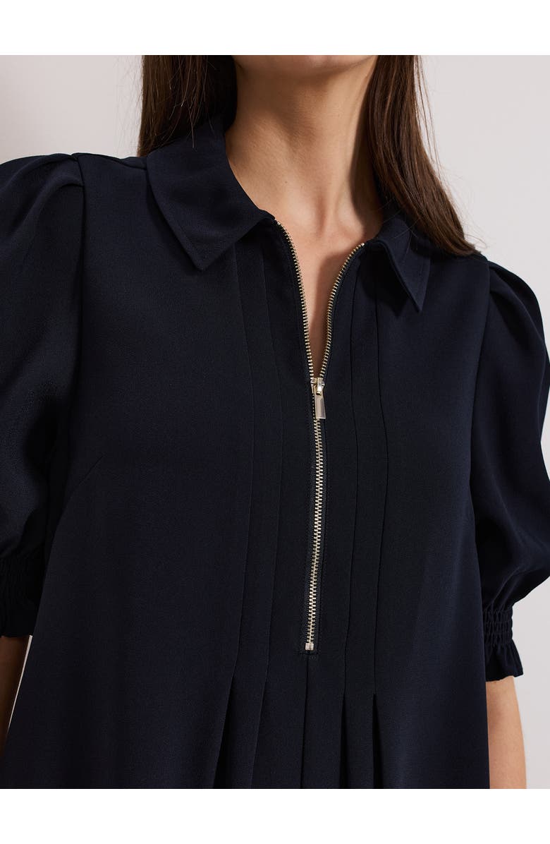 Phase Eight Candice Zip Dress, Alternate, color, Navy