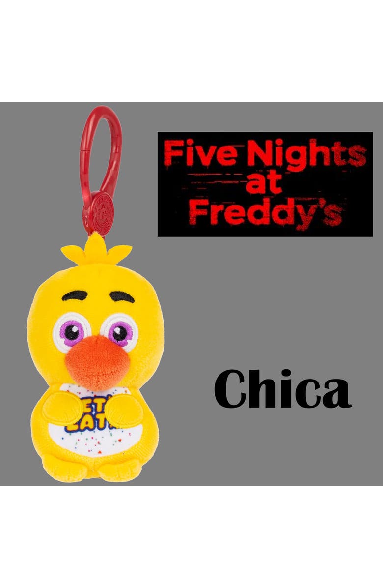 Five Nights At Freddy's Classic Chica Keychain, Alternate, color, Multicolored