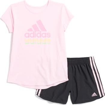 Kids' Fleece Sweatshirt & Sweatshorts Set