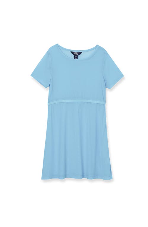 LANDS' END LANDS' END GIRLS SHORT SLEEVE MESH COVER UP