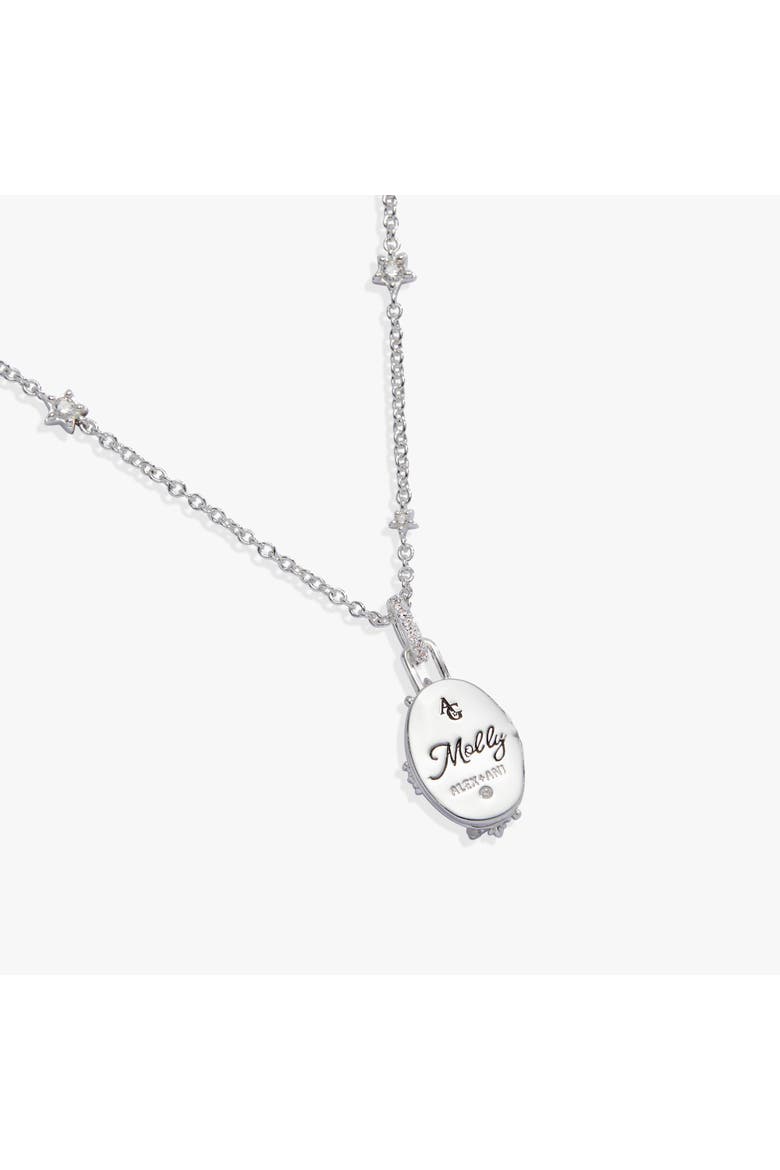 American Girl® Molly 'Lovable' Locket Necklace, Alternate, color, Silver