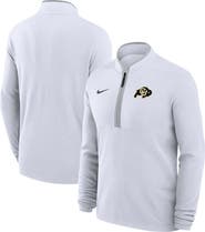 Nike Men's Nike White Colorado Buffaloes Coaches Courtside Basketball Victory Performance Quarter-Zip Top