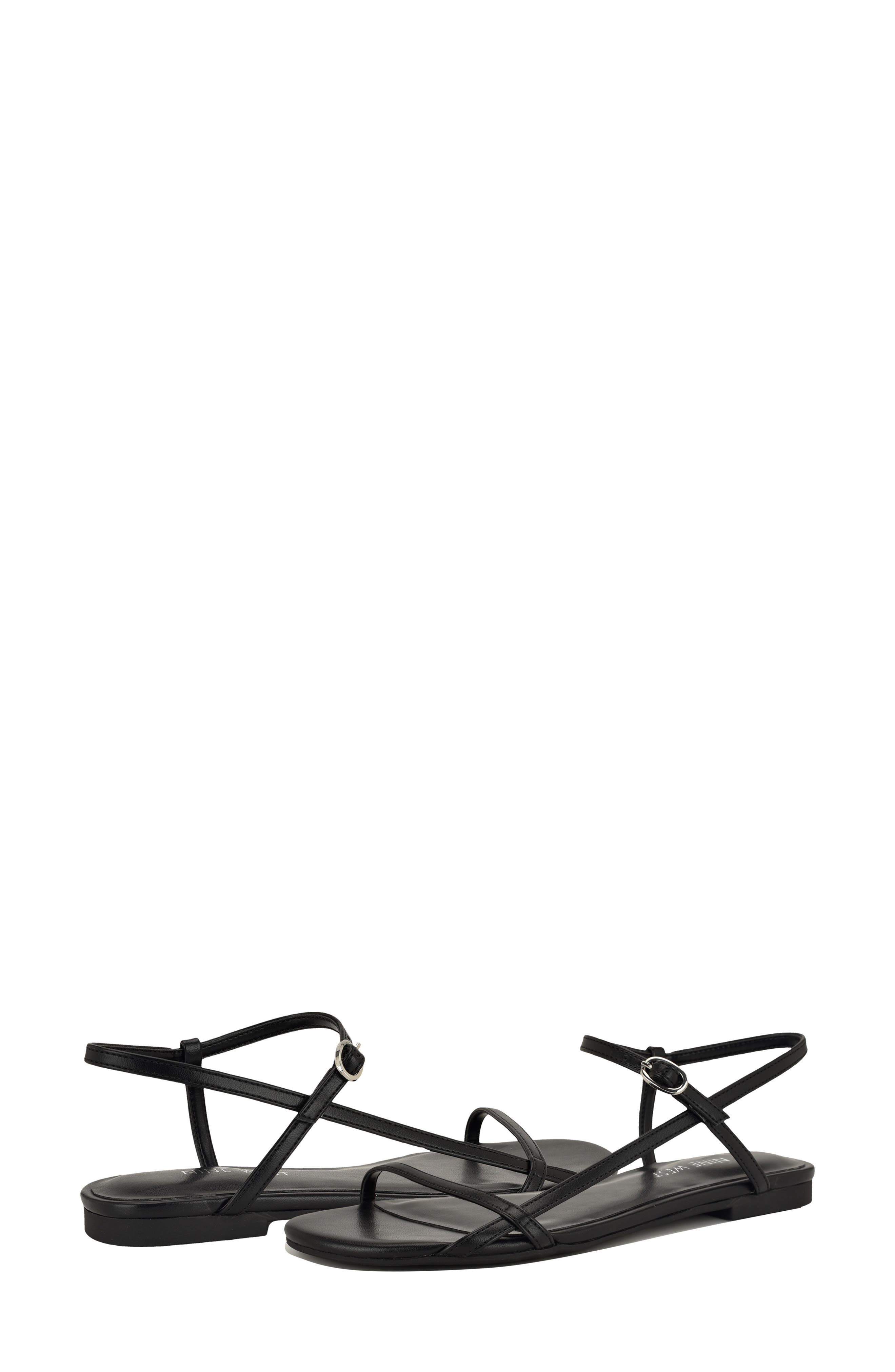 Nine West Masow Sandal, Alternate, color, Black