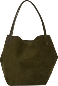 Madewell The Shopper Tote in Soft Grain Suede