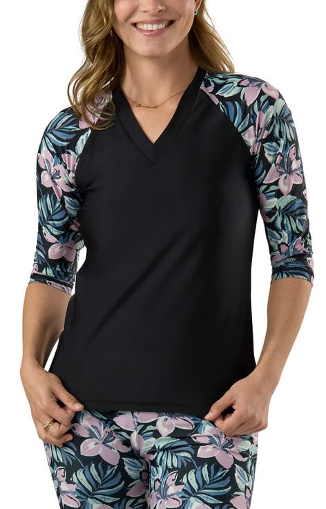 V-Neck Sun & Swim Shirt