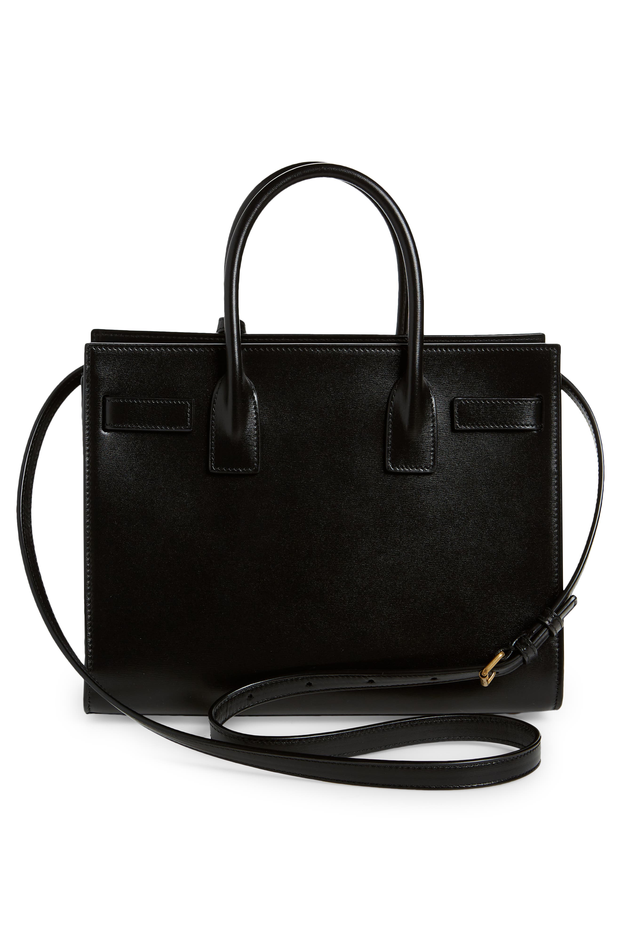 Saint Laurent Baby Sac de Jour Leather Tote, Alternate, color, 