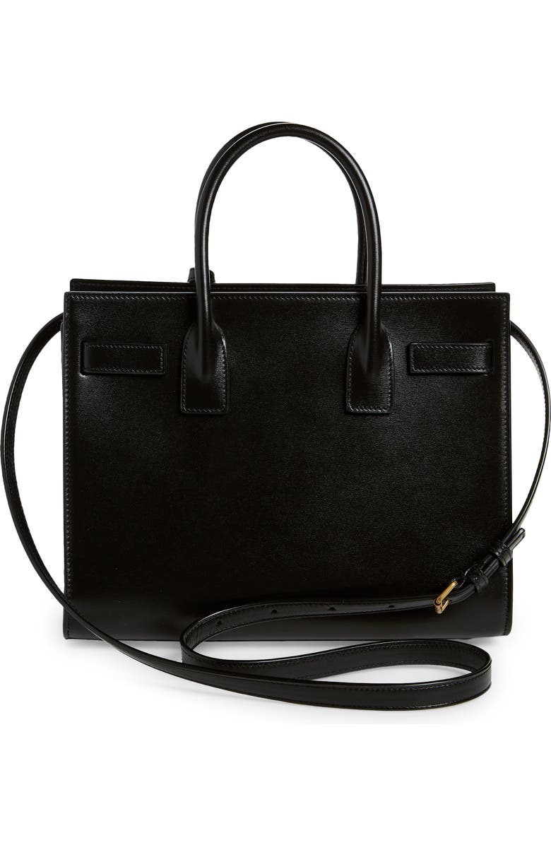 Saint Laurent Baby Sac de Jour Leather Tote, Alternate, color,
