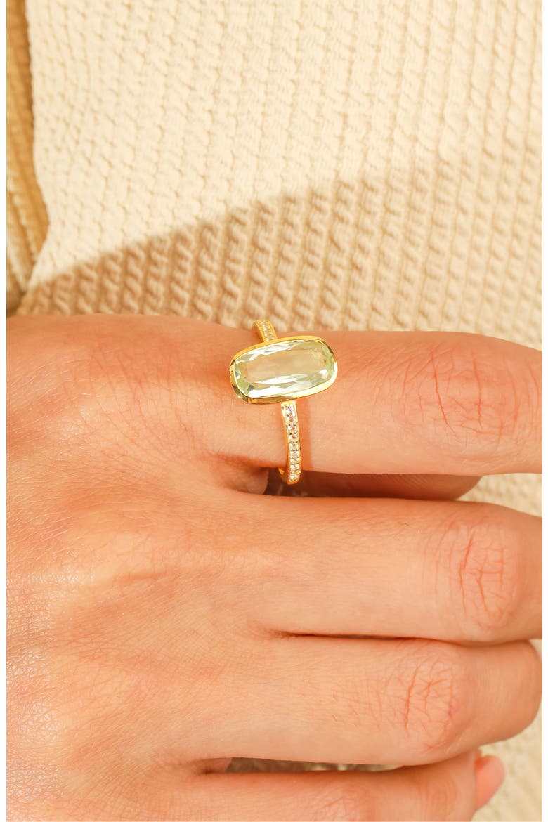 Gemstone Ring, Alternate, color, GREEN