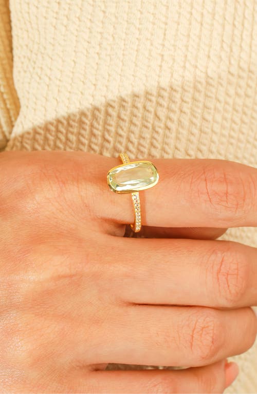 Ys Gems Gemstone Ring In Green