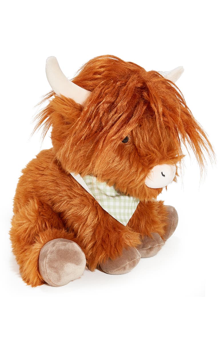 Bunnies by the Bay Hamish the Highland Cow Stuffed Animal, Alternate, color, Brown