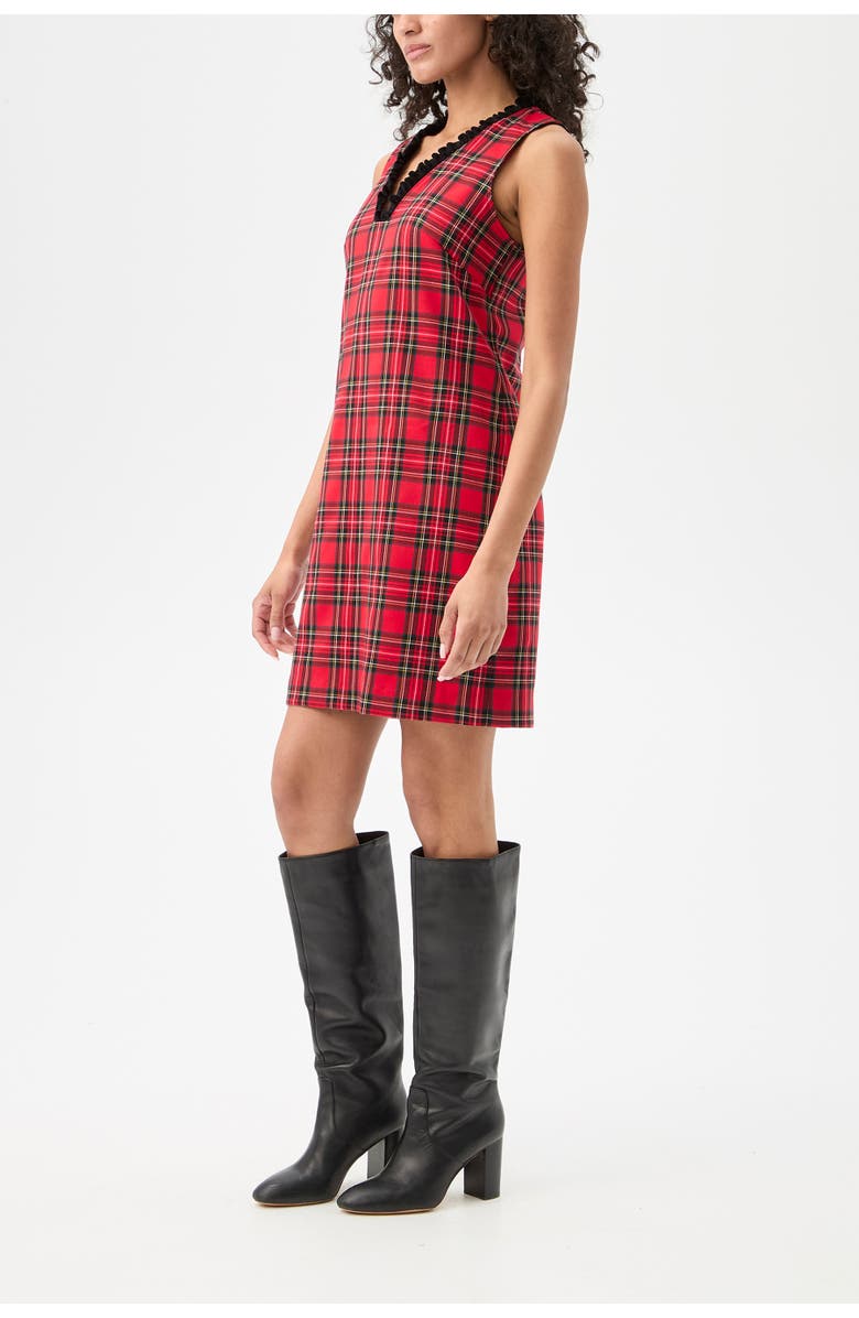 Trina Turk Revah Plaid Dress, Alternate, color, Multi