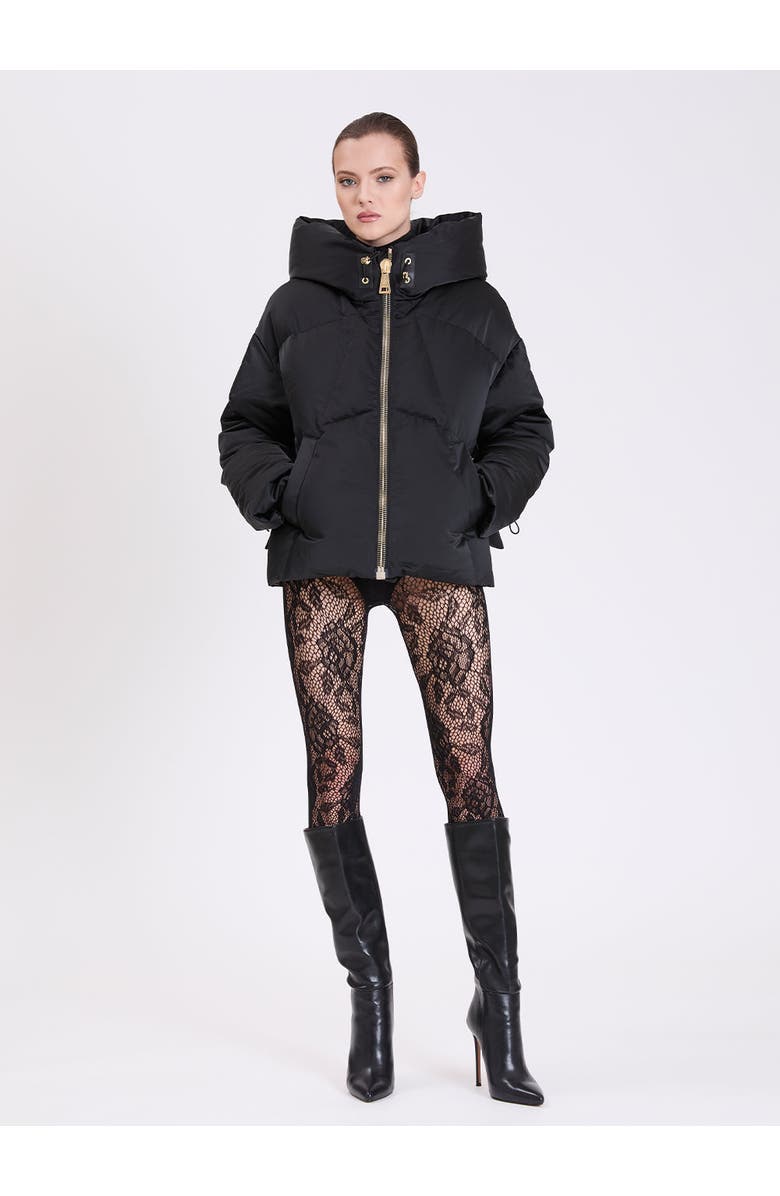 Nicole Benisti Montague Satin Puffer Jacket, Alternate, color, 