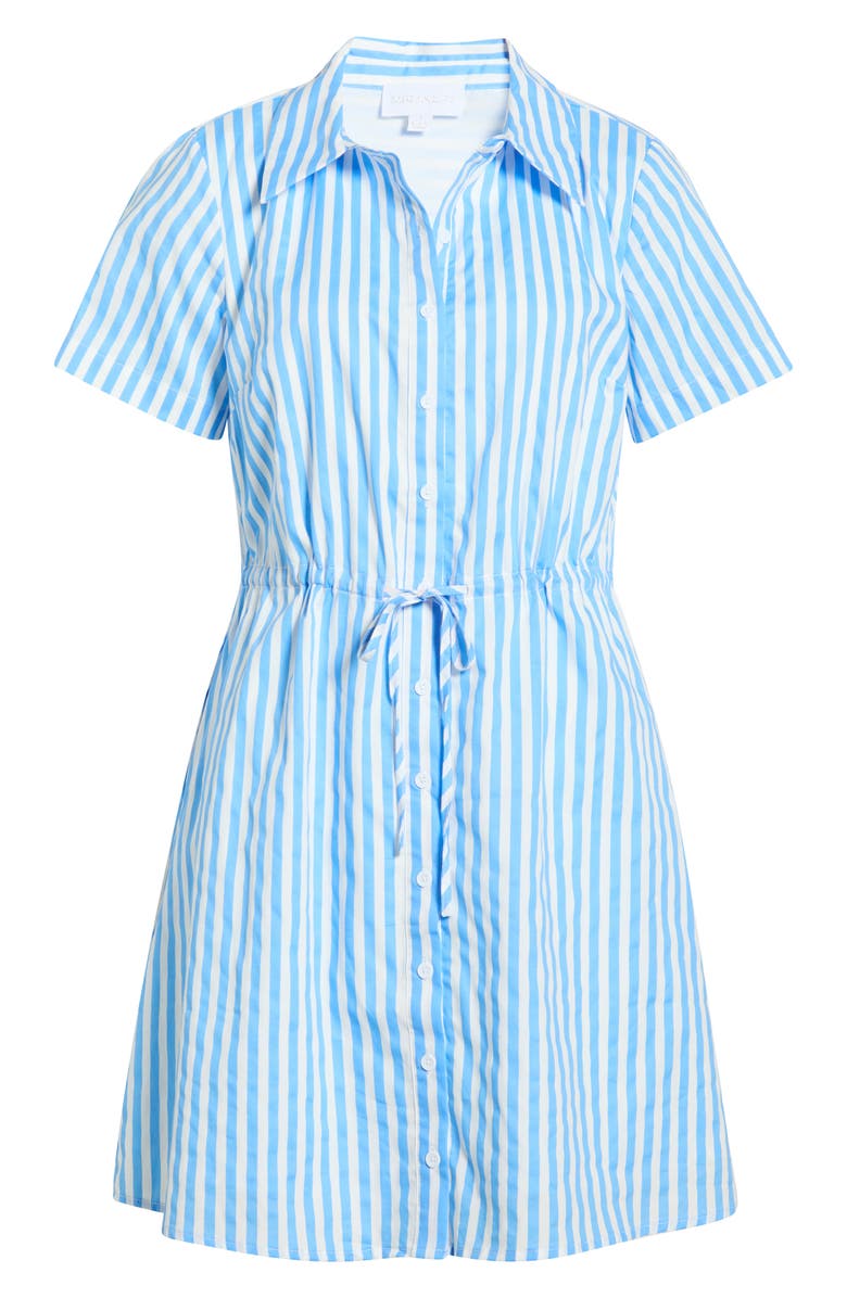 SUGARLIPS Saida Kenda Striped Shift Minidress, Main, color, 
