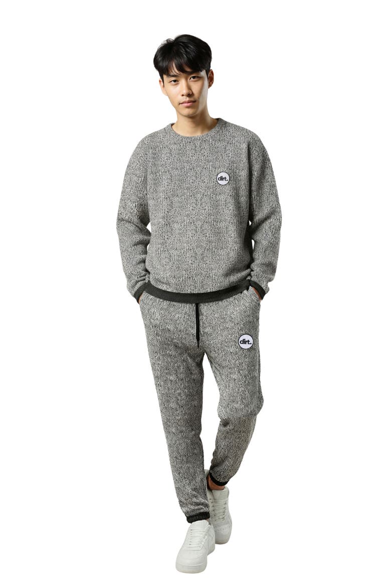 Layered Look Sweatpants, Alternate, color, GREY