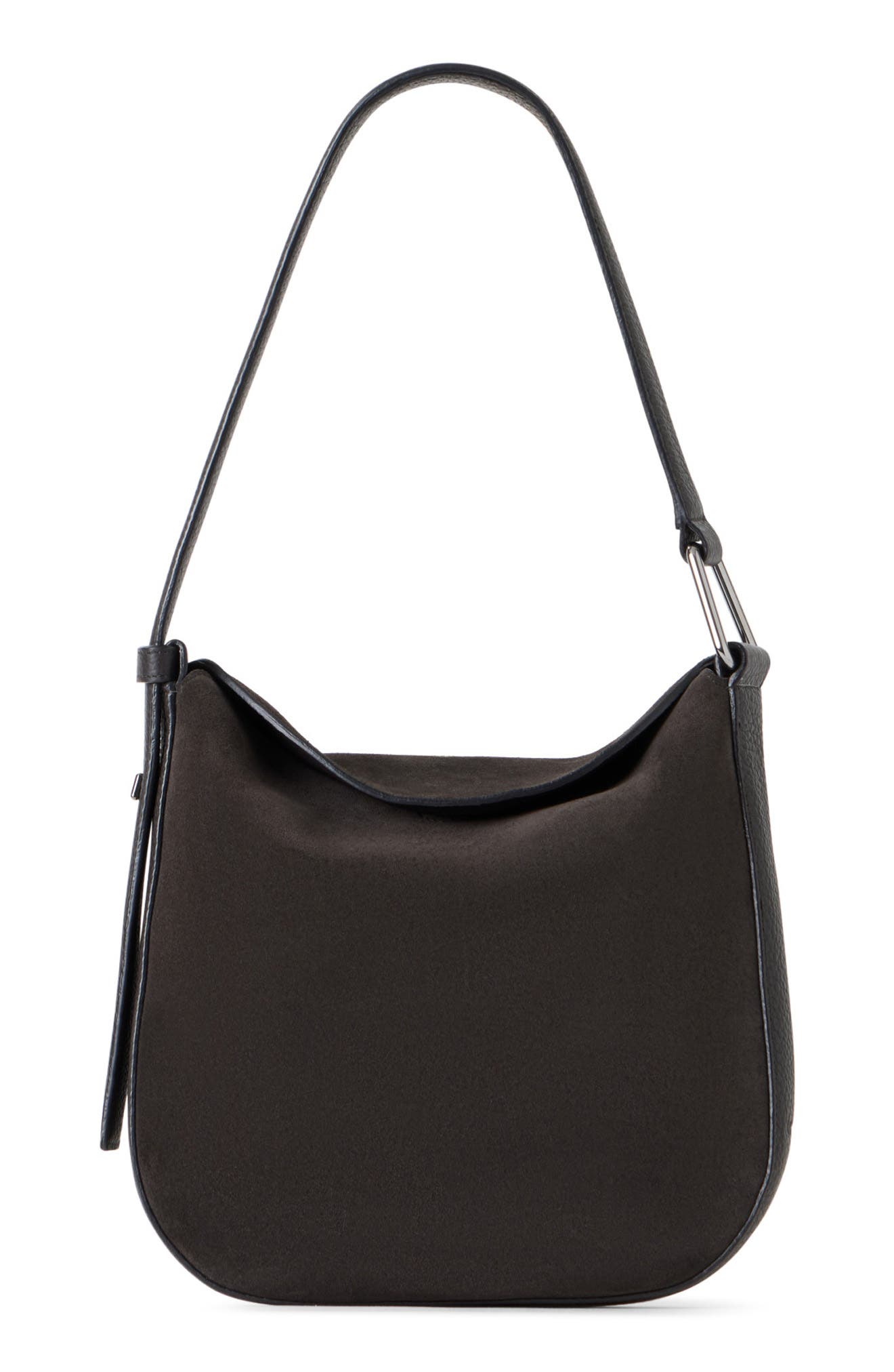 Akris Small Anna Suede Hobo Bag, Alternate, color, 