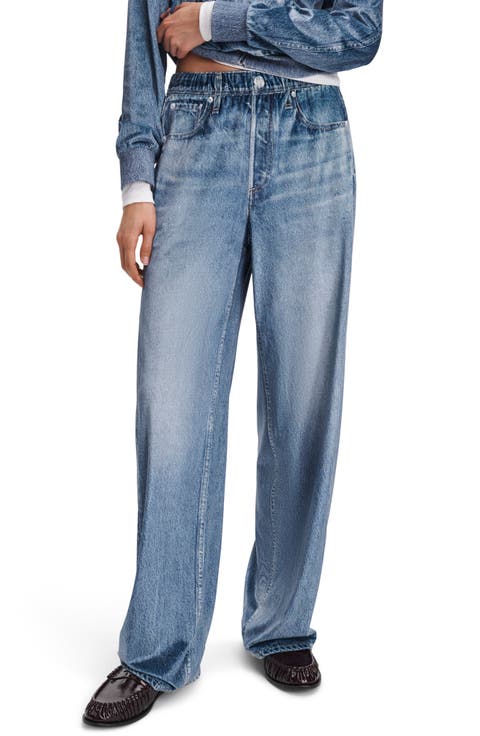 Miramar Wide Leg Pull-On Jeans