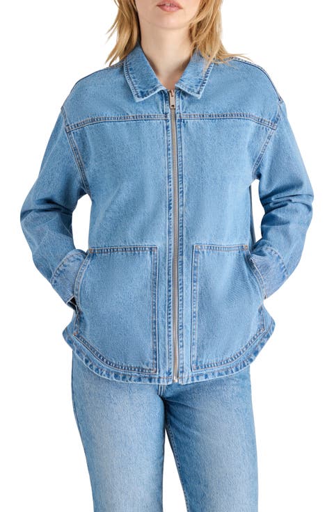 Denim Utility Shirt Jacket